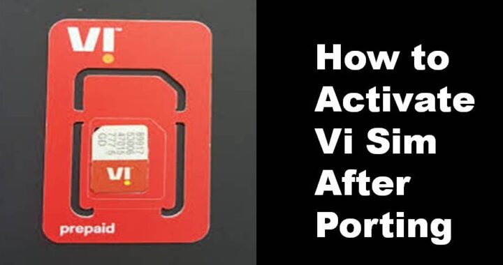 How To Activate A New Vodafone SIM Card For Phone Calls Internet And Other Services Vi SIM